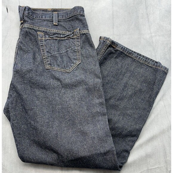 Tony Hawk Jeans Mens 38x30 HK 042820-05 Straight Wide Leg Skateboard Skater Dark - Picture 1 of 12